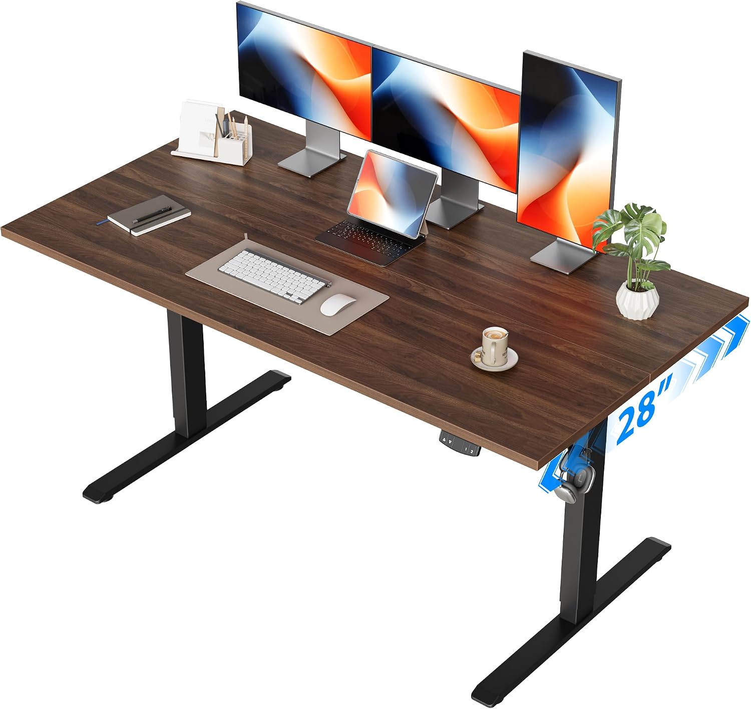 Electric Standing Desk, 55 x 2 - Home Office Work Table review and price