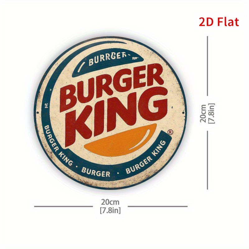 Burger King Retro wooden logo  - Home Office Logo review and price
