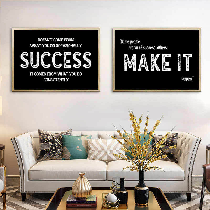 Modern Black Inspirational Can - Home Office Room Inspiration review and price