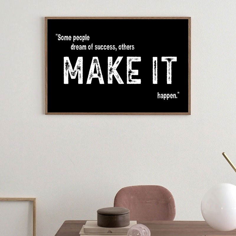 Modern Black Inspirational Can - Home Office Room Inspiration review and price