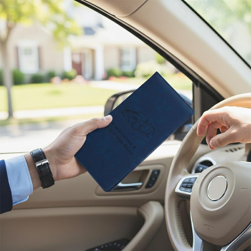 Car Registration And Insurance - Document Holder Stand review and price