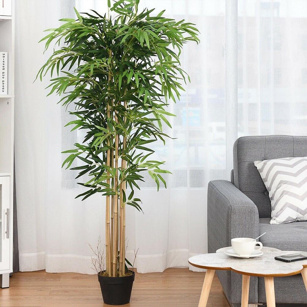 10pcs Artificial Green Bamboo  - Home Office Layout review and price