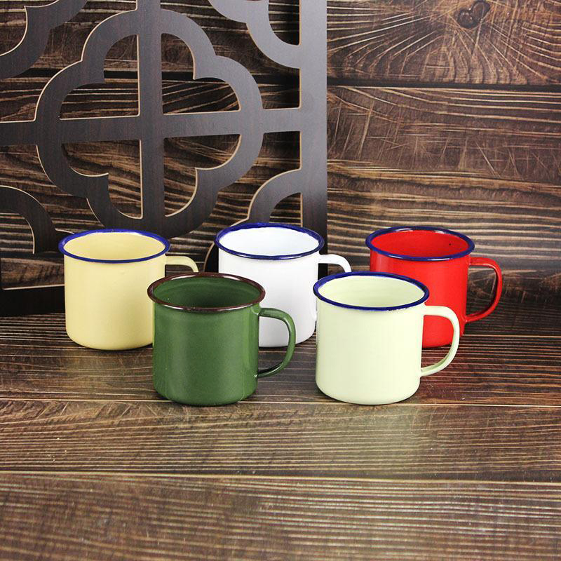 【M】Enamel Drinking Mugs Multip - Home Office Logo review and price