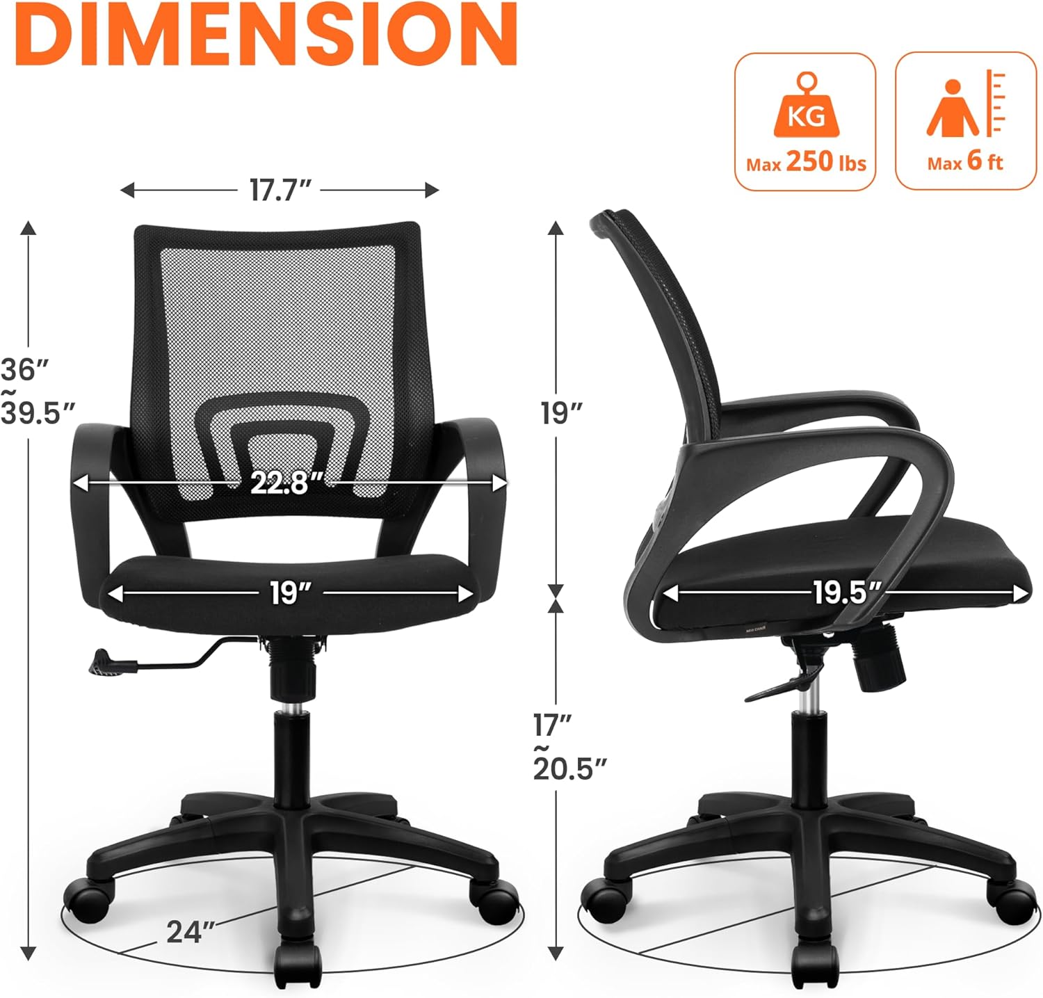 Ergonomic Mesh Office Chair wi - Ergonomic Office Chair review and price