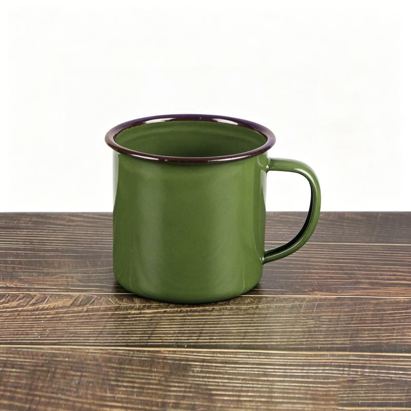 Durable Enamel Drinking Mugs C - Home Office Logo review and price