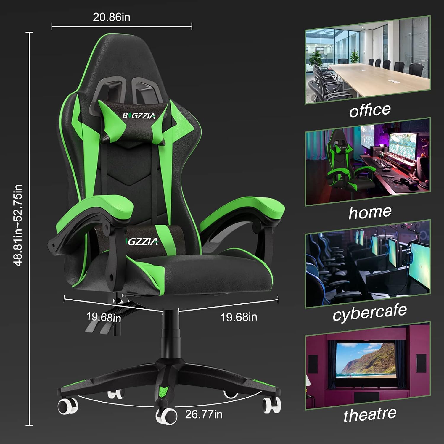 Ergonomic Gaming Chair PU Leat - Ergonomic Office Chair review and price
