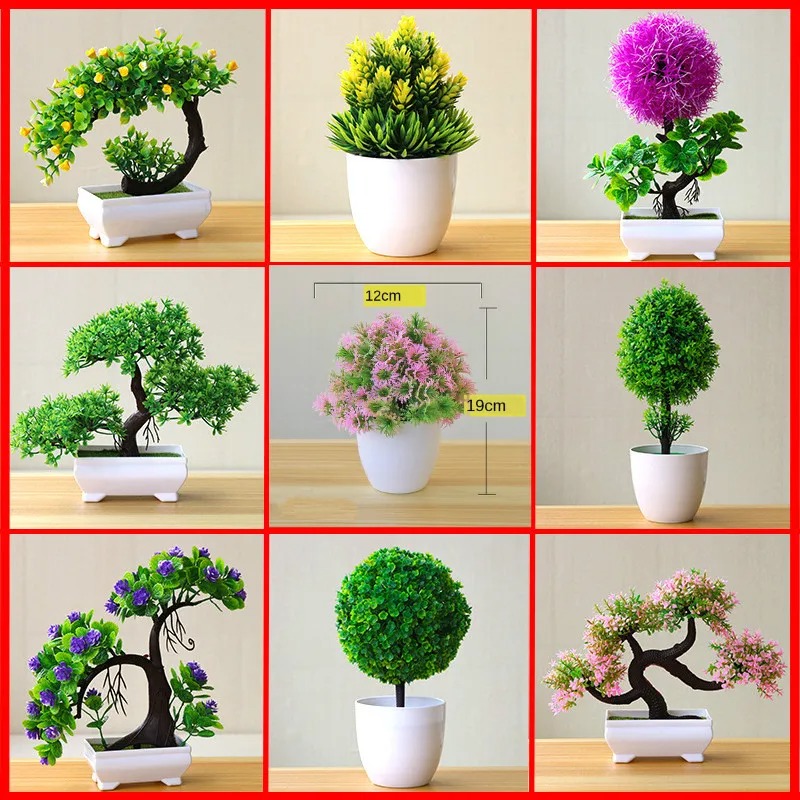 Artificial Small Tree Potted P - Home Office Layout review and price