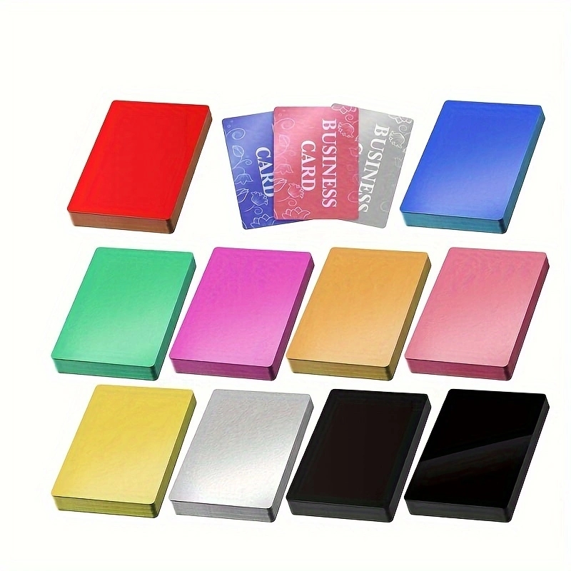 50Pcs/Set Portable Metal Busin - Home Office Logo review and price